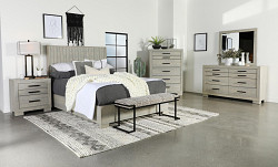                                                  							Channing E King Bed 78.27"Wx88.58"D...
                                                						 